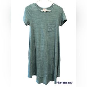 LuLaRoe green and black Carly. Women size XXS